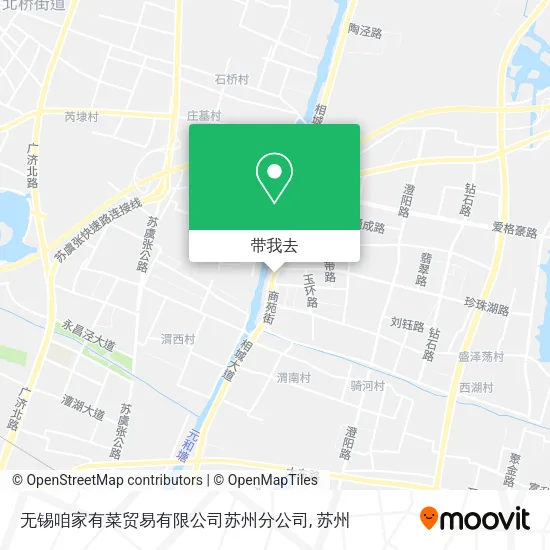 无锡咱家有菜贸易有限公司苏州分公司地图