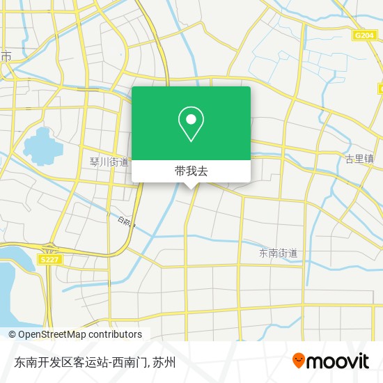东南开发区客运站-西南门地图