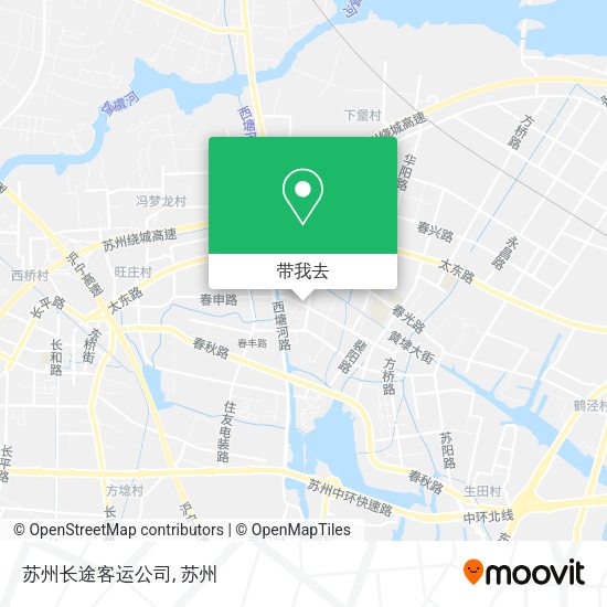 苏州长途客运公司地图