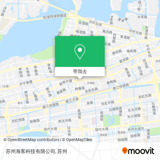 苏州海客科技有限公司地图