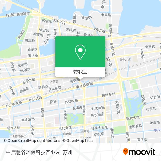 中启慧谷环保科技产业园地图