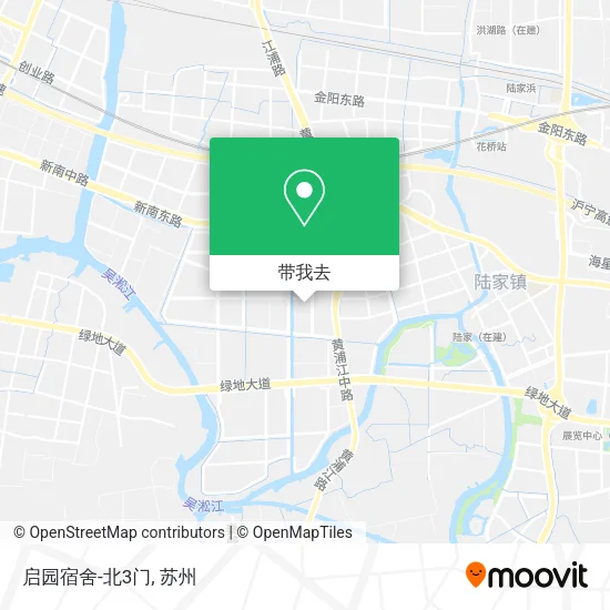 启园宿舍-北3门地图