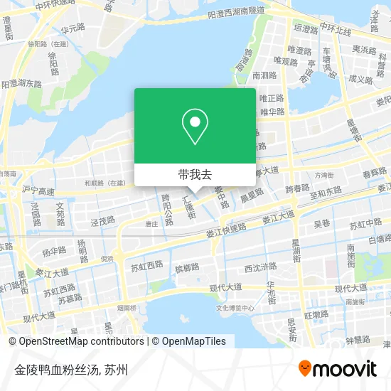 金陵鸭血粉丝汤地图