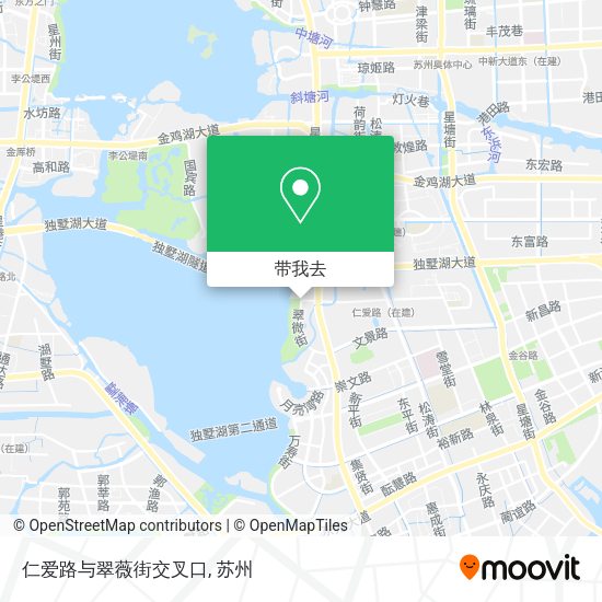仁爱路与翠薇街交叉口地图
