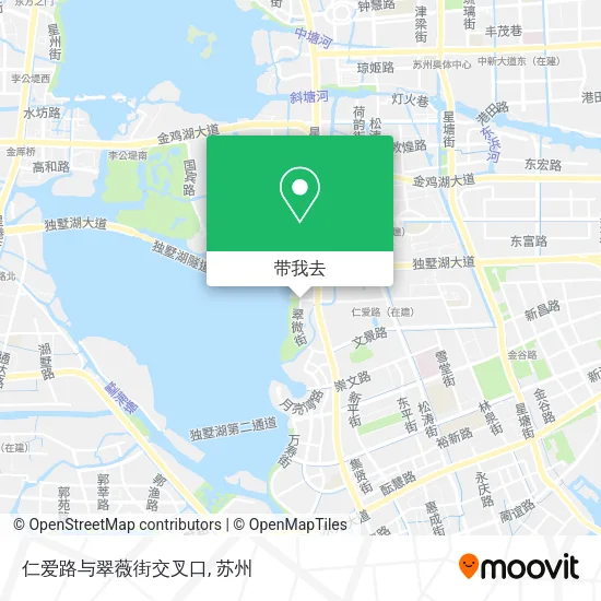 仁爱路与翠薇街交叉口地图