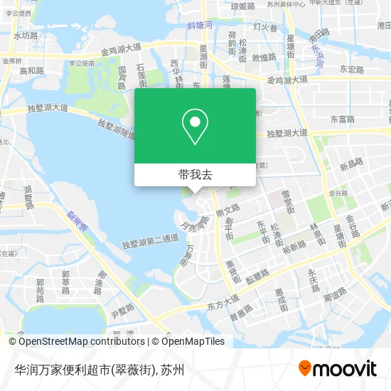 华润万家便利超市(翠薇街)地图