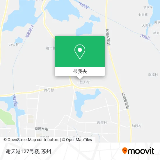 谢天港127号楼地图