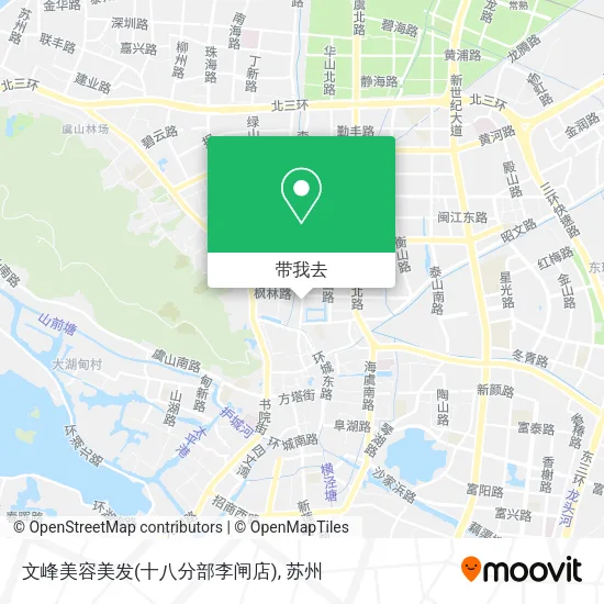 文峰美容美发(十八分部李闸店)地图