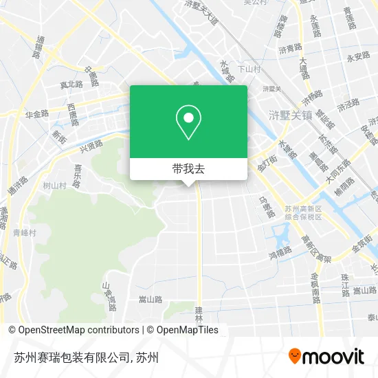 苏州赛瑞包装有限公司地图