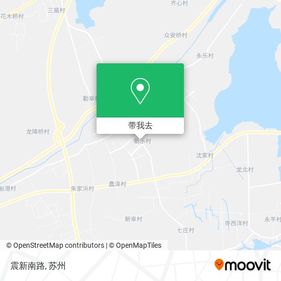 震新南路地图