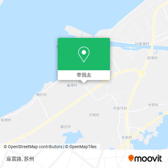 庙震路地图