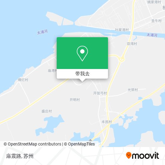 庙震路地图