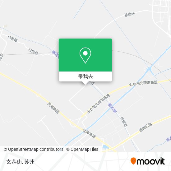 玄恭街地图