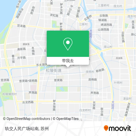 轨交人民广场站南地图