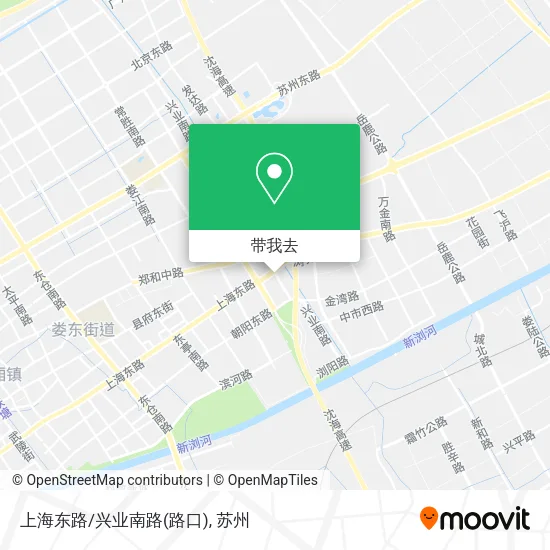 上海东路/兴业南路(路口)地图
