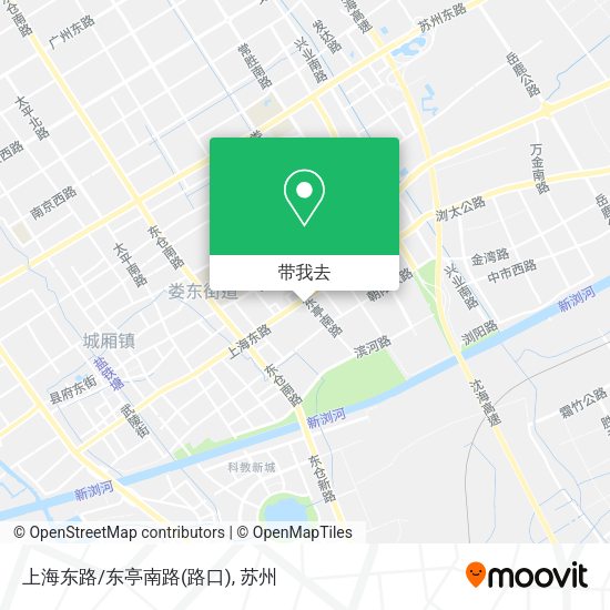 上海东路/东亭南路(路口)地图