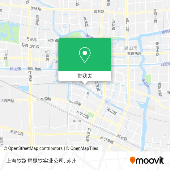 上海铁路局昆铁实业公司地图