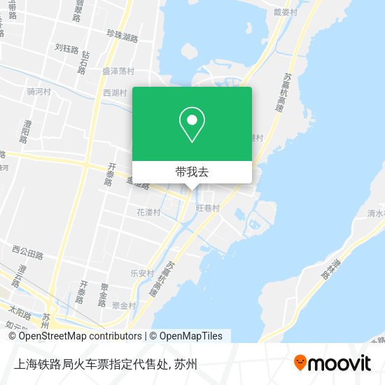 上海铁路局火车票指定代售处地图