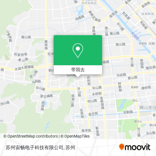 苏州宙畅电子科技有限公司地图