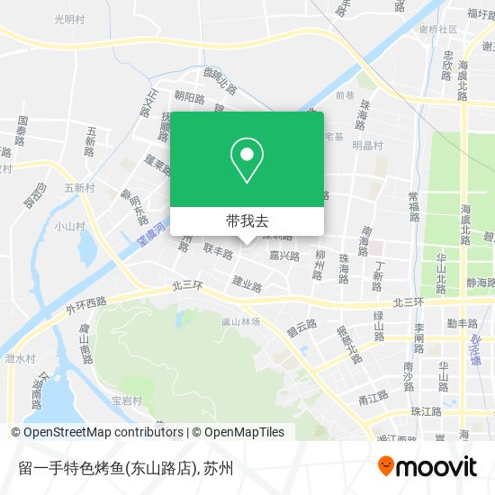 留一手特色烤鱼(东山路店)地图