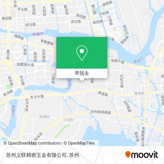 苏州义联精密五金有限公司地图