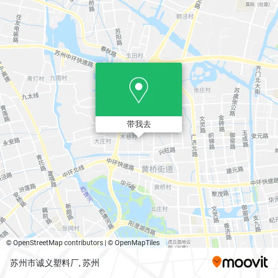 苏州市诚义塑料厂地图