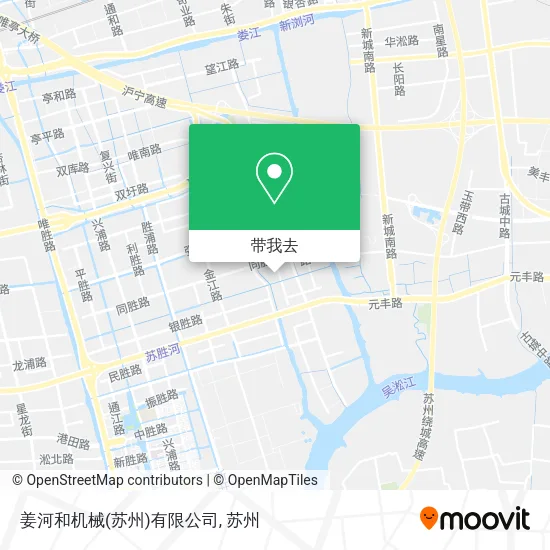 姜河和机械(苏州)有限公司地图