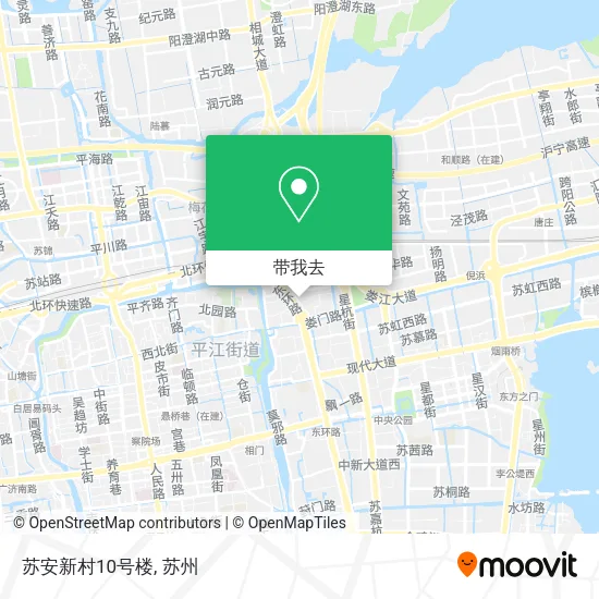 苏安新村10号楼地图
