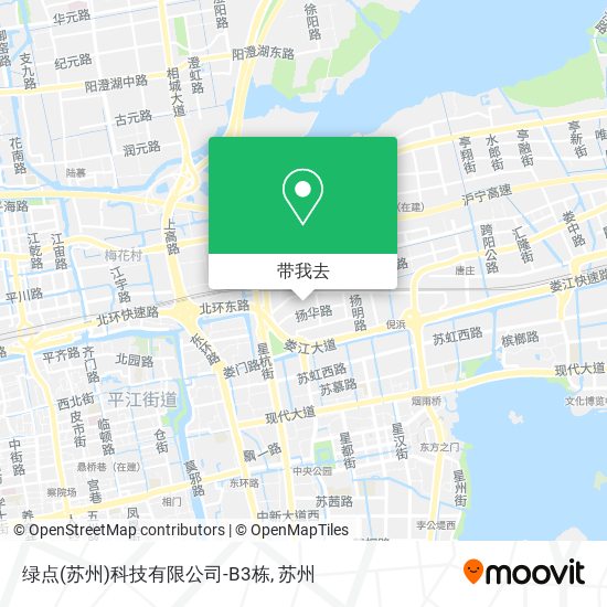 绿点(苏州)科技有限公司-B3栋地图