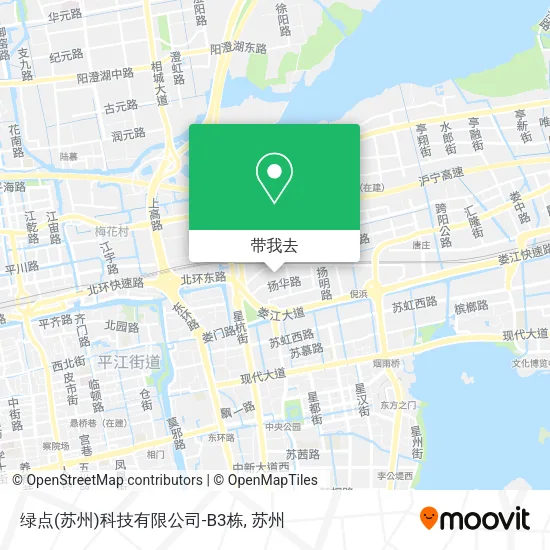 绿点(苏州)科技有限公司-B3栋地图