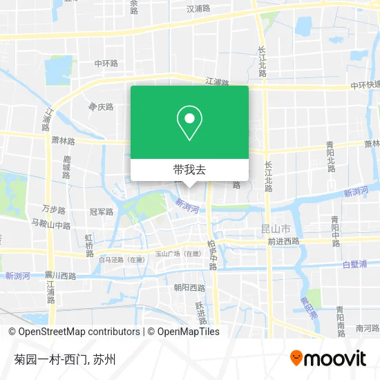 菊园一村-西门地图