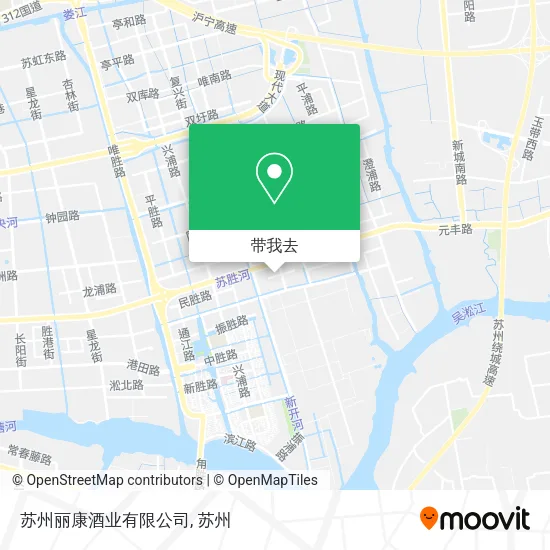 苏州丽康酒业有限公司地图