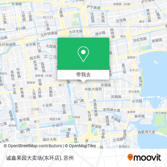 诚鑫果园大卖场(东环店)地图