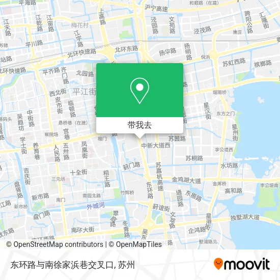 东环路与南徐家浜巷交叉口地图