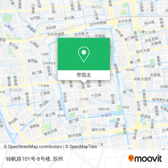 锦帆路101号-8号楼地图