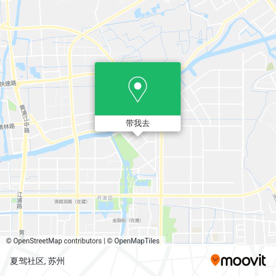夏驾社区地图