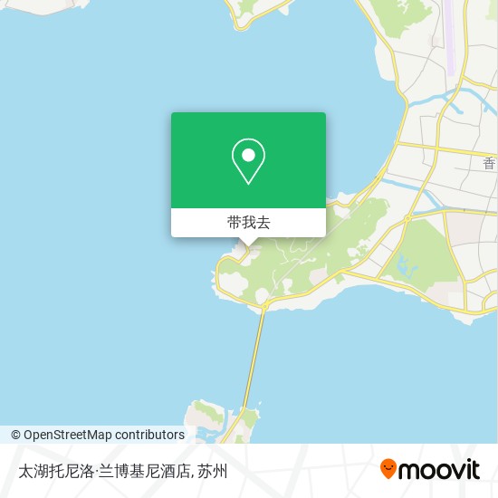 太湖托尼洛·兰博基尼酒店地图