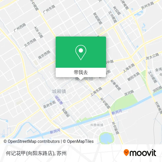 何记花甲(向阳东路店)地图