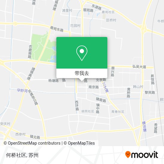 何桥社区地图