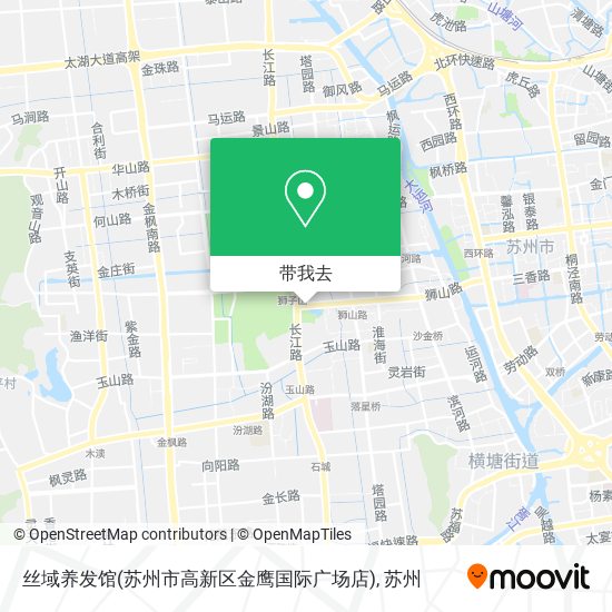 丝域养发馆(苏州市高新区金鹰国际广场店)地图