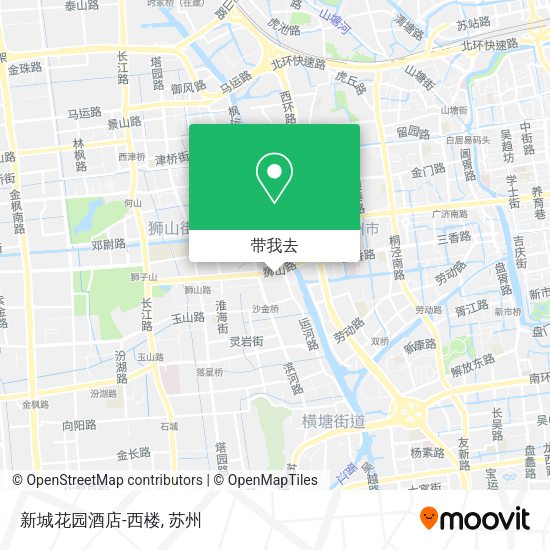 新城花园酒店-西楼地图