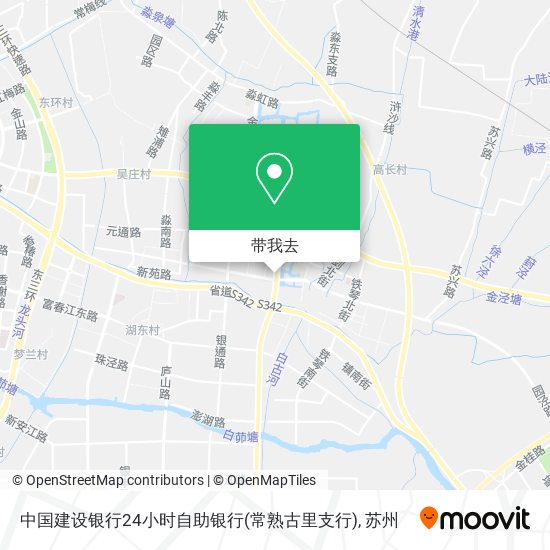 中国建设银行24小时自助银行(常熟古里支行)地图