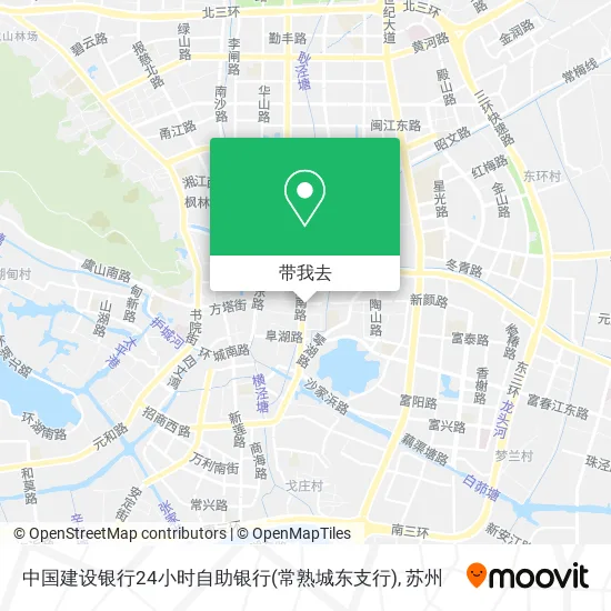 中国建设银行24小时自助银行(常熟城东支行)地图