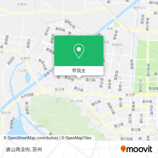 虞山商业街地图