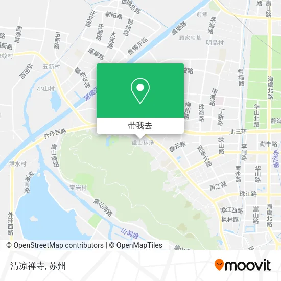 清凉禅寺地图