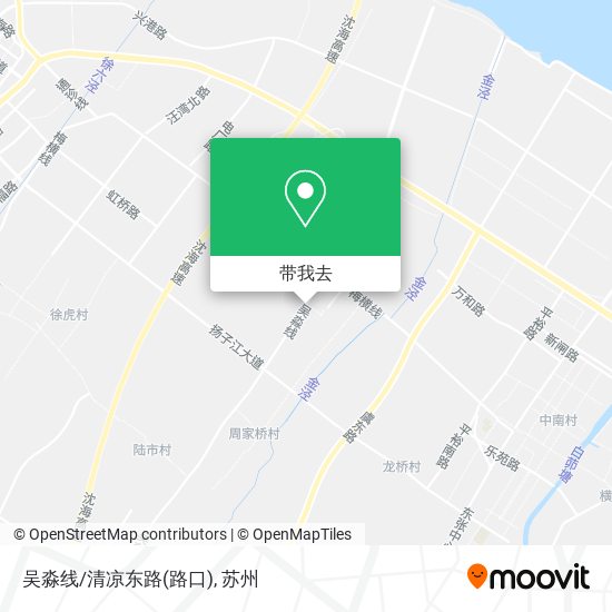 吴淼线/清凉东路(路口)地图