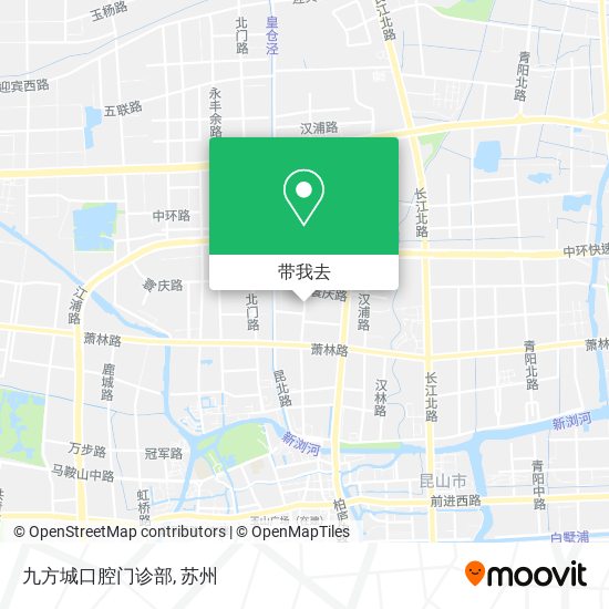 九方城口腔门诊部地图