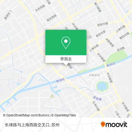 长埭路与上海西路交叉口地图