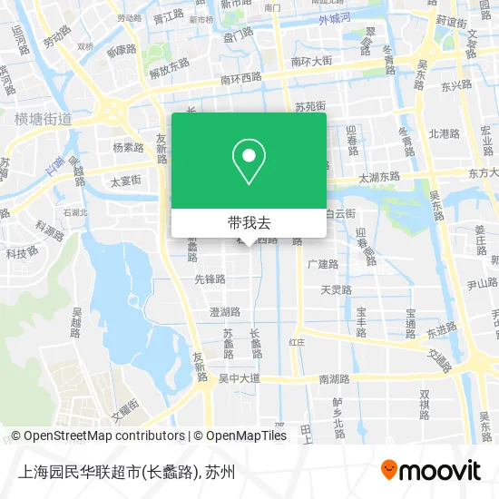 上海园民华联超市(长蠡路)地图