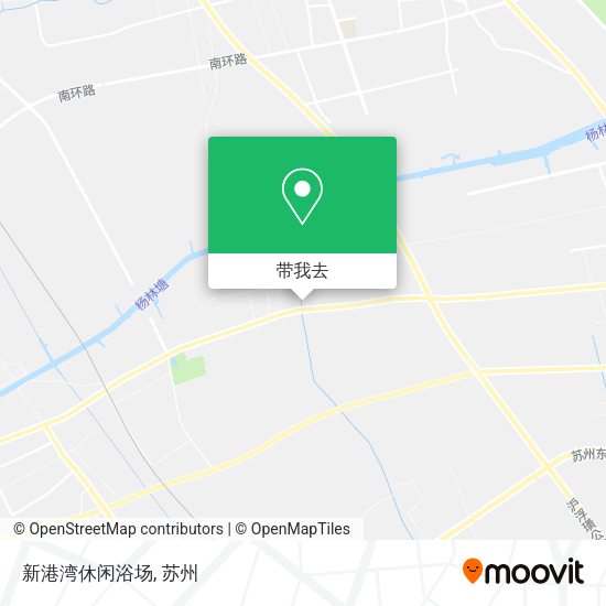 新港湾休闲浴场地图